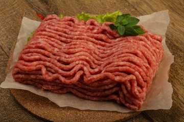 Minced beef meat