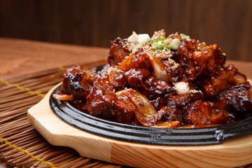 Spicy Pigs' Feet. maeun jokbal