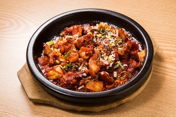 Spicy Pigs' Feet. maeun jokbal