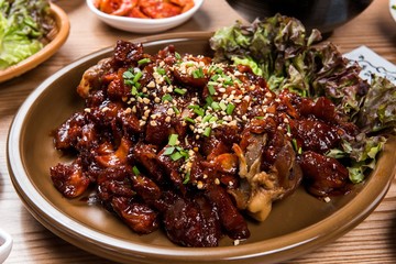 Spicy Pigs' Feet. maeun jokbal
