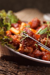 Spicy Pigs' Feet. maeun jokbal