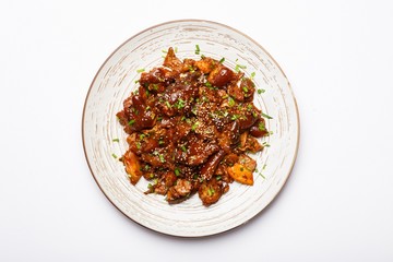 Spicy Pigs' Feet. maeun jokbal