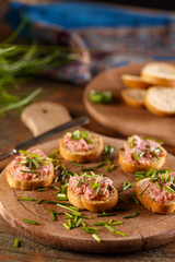 Sandwich with pate