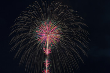 Japanese 12 inch fireworks shell at hirosaki fireworks