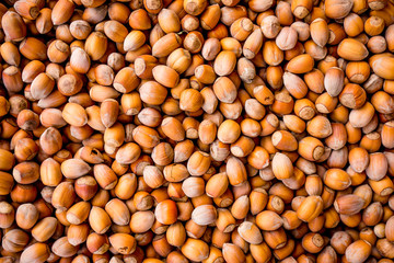 Nuts. nuts background pattern. Texture