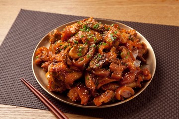 Spicy Pigs' Feet. maeun jokbal