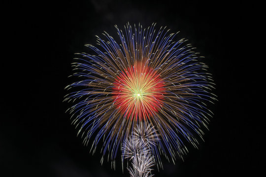 Japanese 12 Inch Fireworks Shell At Hirosaki Fireworks