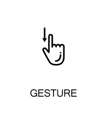 Touch screen gestures icon