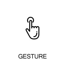 Touch screen gestures icon