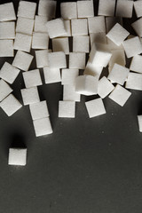 background of sugar cubes