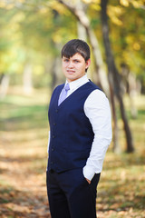 stylish man in the Park