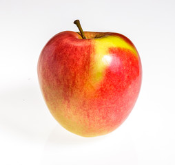 Apple on a white background.