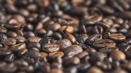 Roasted Coffee Beans Background