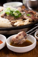 Boiled Beef or Pork Slices . suyuk 