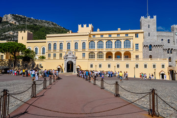 Monaco, le palais princier.