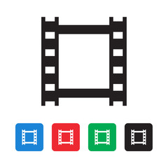 Obraz premium film strip icon