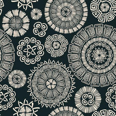 Abstract seamless pattern. This pattern can be used for wallpaper, pattern fills, web page background, surface textures. Vector illustration