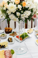 Decoration of wedding table, wedding decor