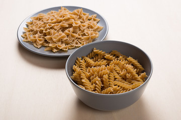 pasta fusilli e farlalle