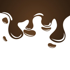 Vector chocolate background