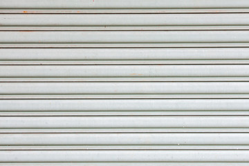 Obraz premium Metal fence. Stripe wall rusty texture background