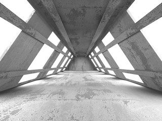 Abstract concrete architecture dark background