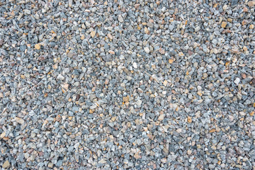 The surface of gravel. Stones background.