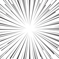 Obraz premium Abstract comic book flash explosion radial lines background.