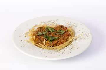 Pasta with tomato sauce