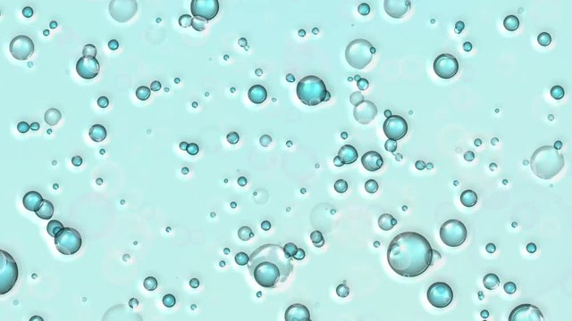 Bubbles water abstraction. Colored background.