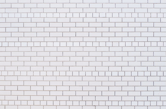 Clean white Brick Wall
