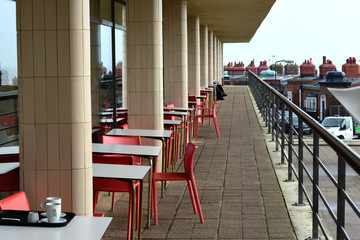 Cafe seating area