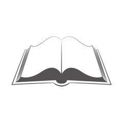 Open book vector icon