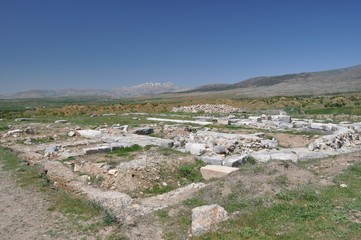 Fototapeta na wymiar Antioch of Pisidia - ancient city in Asia Minor