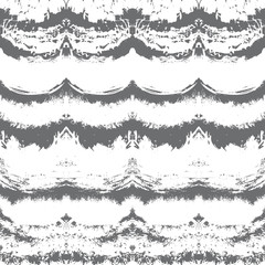 Hand drawn pattern with brushed zigzag line.