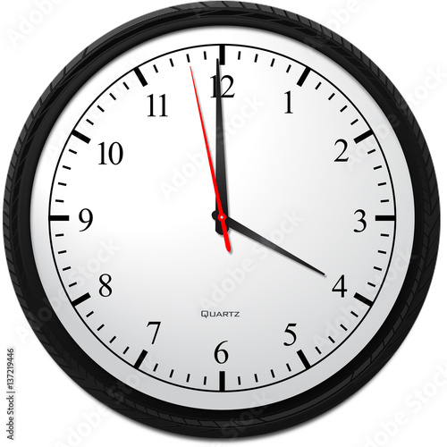 "Business Clock show time 4 O'Clock" Stock photo and royaltyfree images on Pic