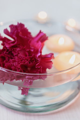 Beautiful spa composition, closeup