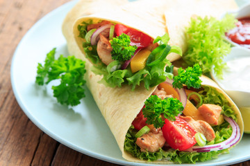 mexican tortilla wrap