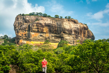 Sigiriya the lion rock in Sri Lanka