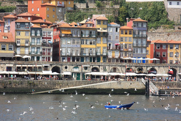 Historical part of Porto, Portugal