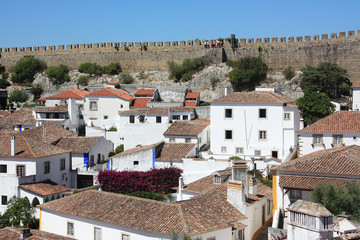 A view of Óbidos, Portugal