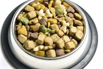  Dog-food in a bowl