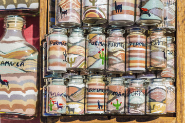 Small Jars in Purmamarca, Jujuy, Argentina.