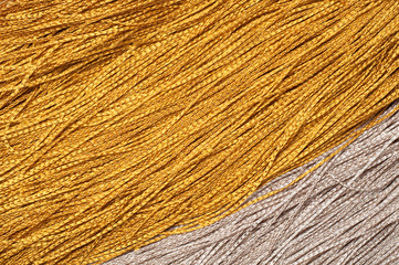 Golden thread texture