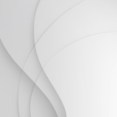 white elegant business background vector wave lines wavy
