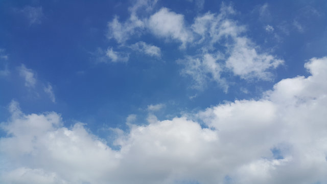 partly cloudy skies