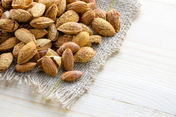 Almond nuts baked with butter and salt.