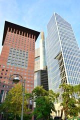 Obraz premium View in the city of Frankfurt, Germany