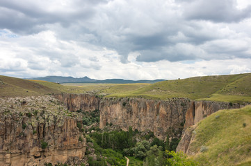 Ihlara valley in Cappadocia, Turkey