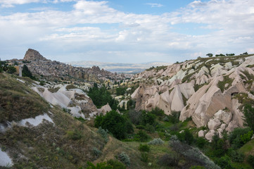 Landscape in Cappadocia, Turkey